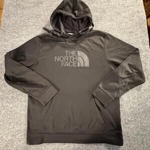 The North Face Men's Black Hoodie Sweatshirt Large #817‎